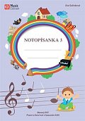 Notopísanka 3 - Basový klíč, psaní a čtení not v basovém klíči