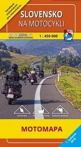 Slovensko na motocykli 1:450 000