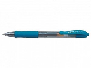PILOT G-2 07, Roller, tyrkysová modrá