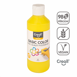 Creall temperová barva, 250 ml, žlutá