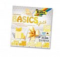 Folia Origami papíry na skládání 10 x 10 cm - žluté 80 g