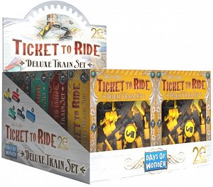 Ticket to Ride: 20th Anniversary Deluxe train set Display