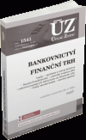 ÚZ 1541 Bankovnictví, Finanční konglomeráty, Stavební spoření, Centrální evidence účtů
