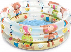 Bazén dinosaurus 3 kruhový pro miminka 1-3 roky 61x22cm