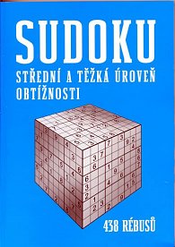 Sudoku - střední a těžká úroveň obtížnosti - 410 rébusů (modrá)