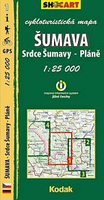 Šumava - Pláně - cykloturistická mapa č. 1 /1:25 000