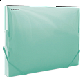DONAU box na spisy s gumičkou, A4/30 mm, PP, zelený