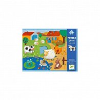 DJECO Puzzle hmatové Farma - 20 pcs