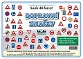 Sada 48 malých karet (A7) - dopravní značky