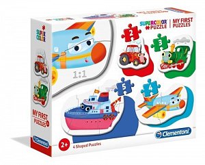 Puzzle Dopravní prostředky 4v1 (2,3,4,5 dílků)