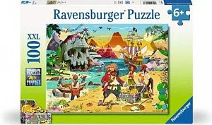 Puzzle Dobrodružství pirátů 100 dílků