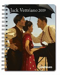 Diář Jack Vettriano 2019 (16,5 x 21,6 cm)