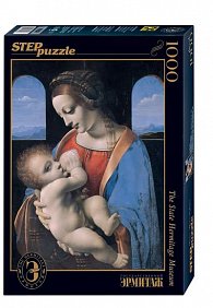 Puzzle 1000 Da Vinci Madona Litta (ze sbírek ruských muzeí)