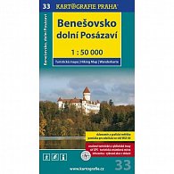 1: 50T (33)-Benešovsko, dolní Posázaví (turistická mapa)