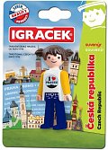 Igráček Suvenýr I love Prague - figurka
