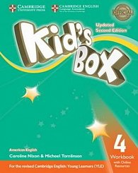Kid´s Box 4 Workbook with Online Resources American English,Updated 2nd Edition