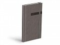Diář 2026 T806 PU s gumkou gray 90x170mm