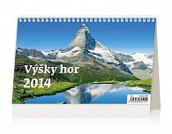 Kalendář 2014 - Výšky hor - stolní