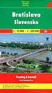 Slovensko + Bratislava mapy (1:500.000, 1:16 000)