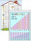 Abeceda / Numerace 1-20 (karta)