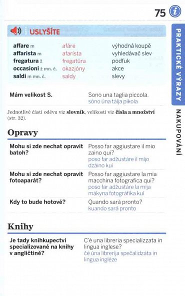 Náhled Italština - konverzace a slovník