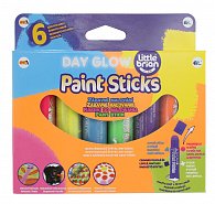 Little Brian Paint Sticks - Zářivé barvy 6 ks