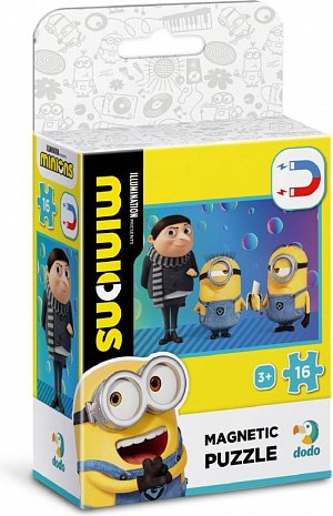 Magnetické puzzle Mimoni: Malý Gru 16 dílků