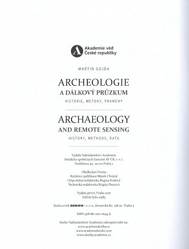 Náhled Archeologie a dálkový průzkum - Historie, metody, prameny