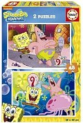 Puzzle Sponge Bob 2x48 dílků