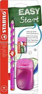 STABILO EASYgraph školní set - růžový R s ořezávatkem a pryží