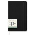 Diář Moleskine 2026 - tvrdé desky, L, týdenní, vertikální, černý