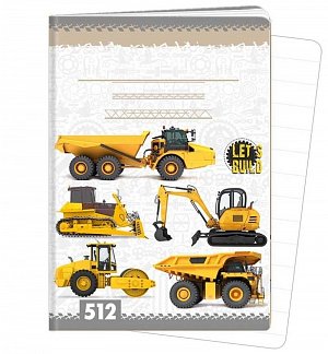 Sešit A5, 10 listů, typ 512 Let´s build