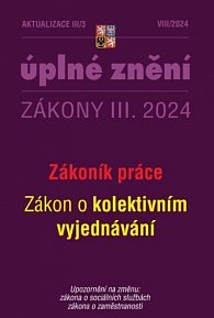 Aktualizace 2024 III/3 - Zákoník práce - O kolektivním vyjednávání