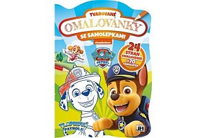 Tlapková patrola - Tvarované omalovánky se samolepkami, 1.  vydání