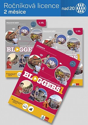 Bloggers 1 – digitální licence - učeb. s ps – ročníková &gt;20 žáků (2 měsíce)