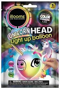Svítící LED balony - Udělej si jednorožce