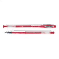 UNI SIGNO gelový roller UM-120NM, 0,8 mm, metalicky červený - 12ks