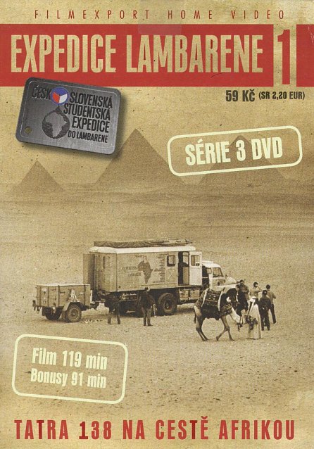 Náhled Expedice Lambarene - 3 DVD v papírové pošetce s letákem