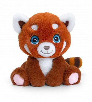 Keel Toys Keeleco plyšák 16 cm - Panda červená