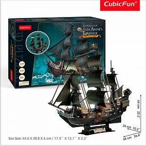 Puzzle 3D LED - Queen Anne´s Revenge 293 dílků