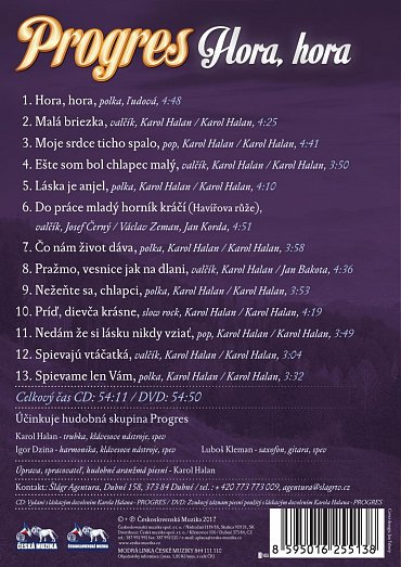 Náhled Progres - Hora, hora - CD + DVD