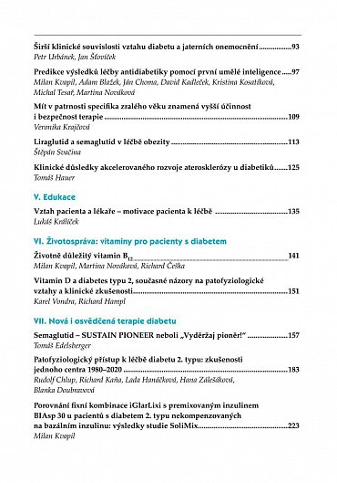 Náhled Diabetologie 2021