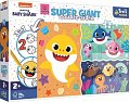 Trefl Puzzle Super giant Baby Shark 15 dílků - oboustranné
