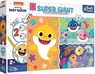 Trefl Puzzle Super giant Baby Shark 15 dílků - oboustranné