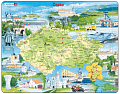 Puzzle 78 Česko deskové