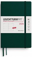 Weekly Planner 2026 Paperback (B6+) Forest Green