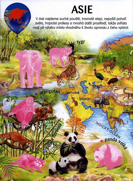 Náhled Velký samolepkový atlas zvířat pro malé průzkumníky
