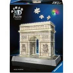 3D Puzzle Iconics: Vítězný oblouk (Noční edice) 216 dílků