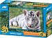 3D puzzle - Bílý tygr 63 dílků