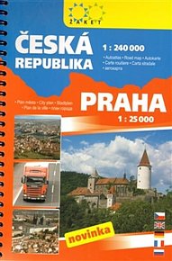 Česká republika 1:240 000 / Praha 1:25 000